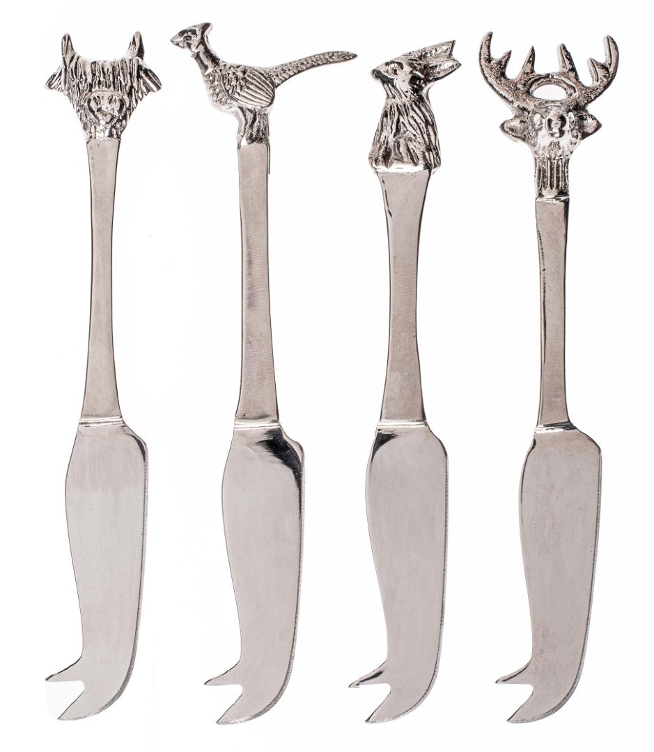 Set of Country Animals Cheese Knives