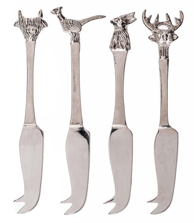 Set of Country Animals Cheese Knives