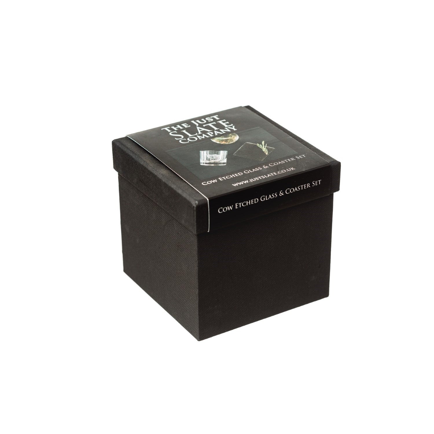 Highland Cow Tumbler with Slate Coaster