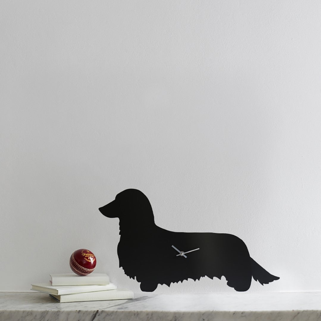 Dachshund - Long-Haired - Clock