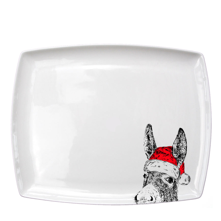 Christmas Donkey Platter - Extra Large