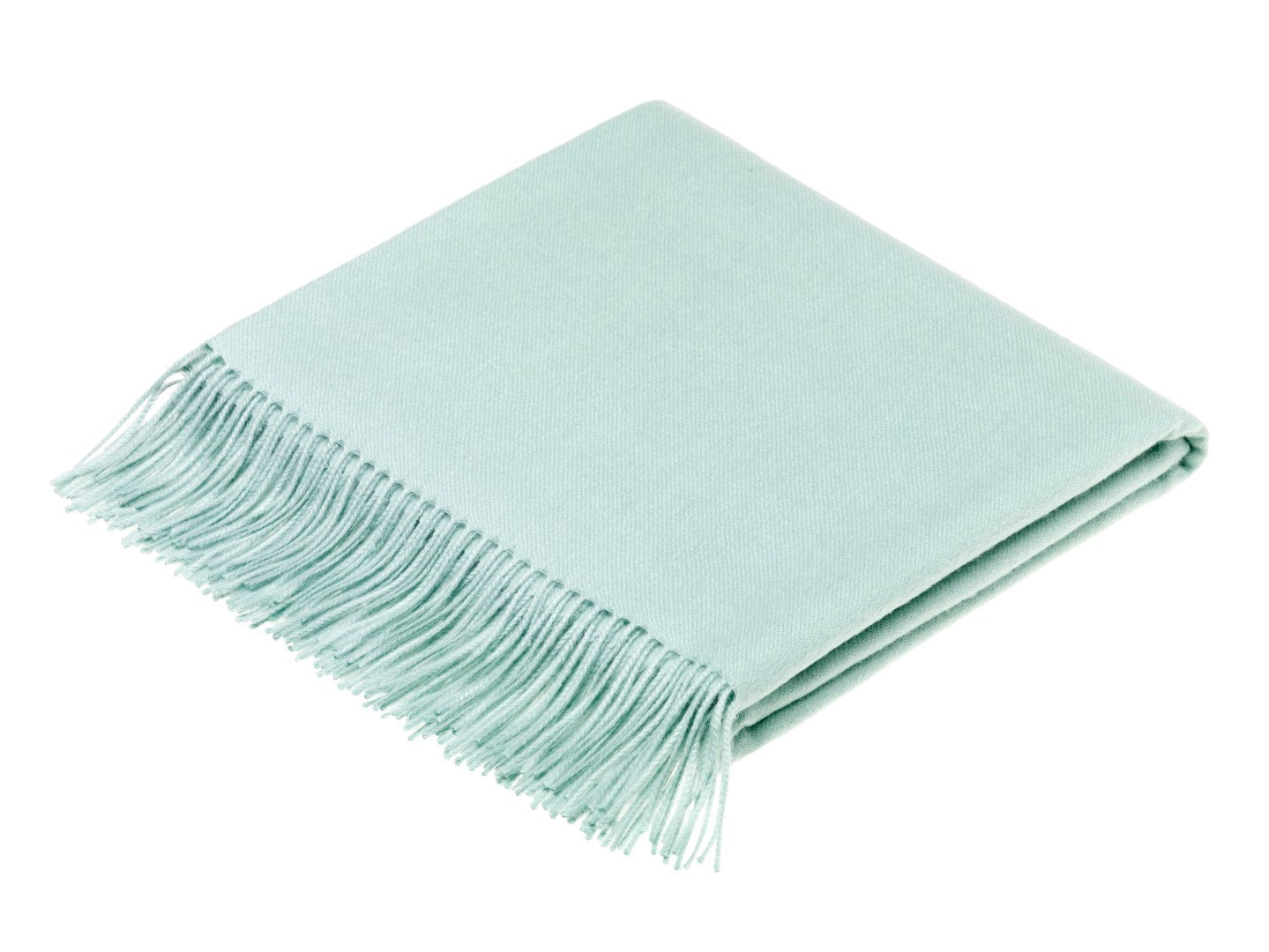 Alpaca Throw - Mint Green