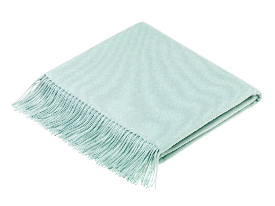 Alpaca Throw - Mint Green