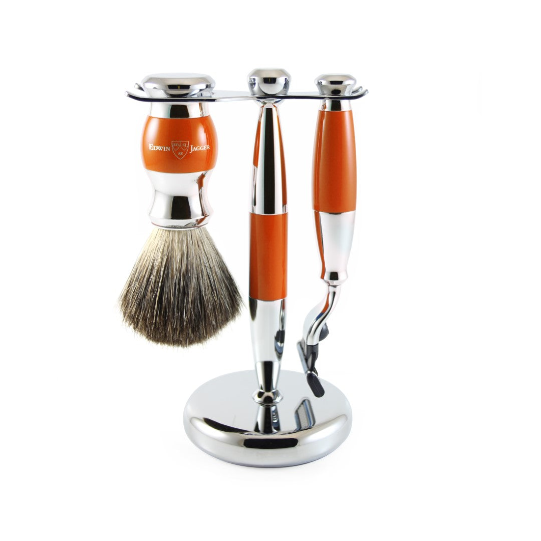 Shaving Set - Orange - annabeljames