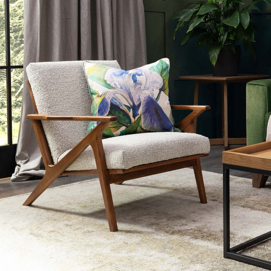 Darwen Iris Cushion - Cornflower Blue