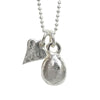 Necklace - Pebble and Heart - annabeljames