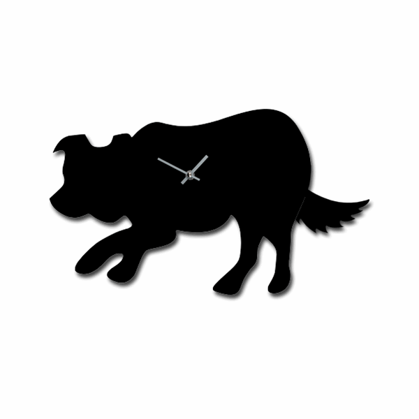 Border Collie Clock