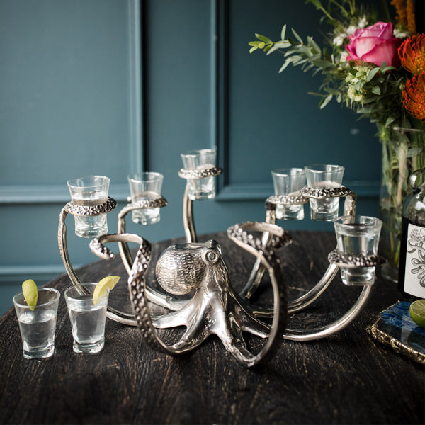 Octopus Eight Shot Glass holder