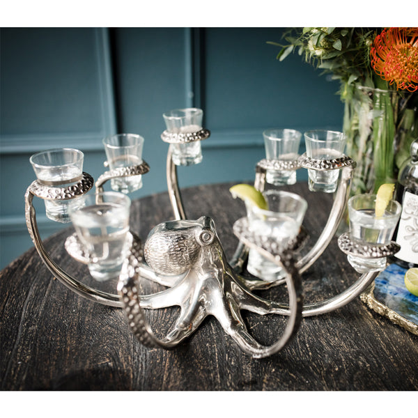 Octopus Eight Shot Glass holder