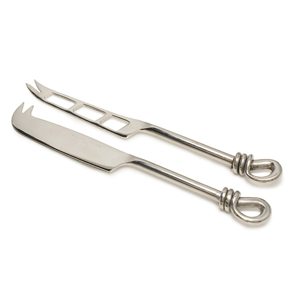 Polished Knot Cheese Knives - annabeljames