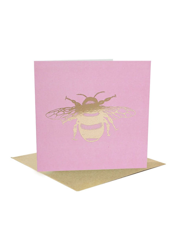 Bee Card - Pink - Annabel James