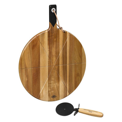 Pizza Serving Board and Cutter