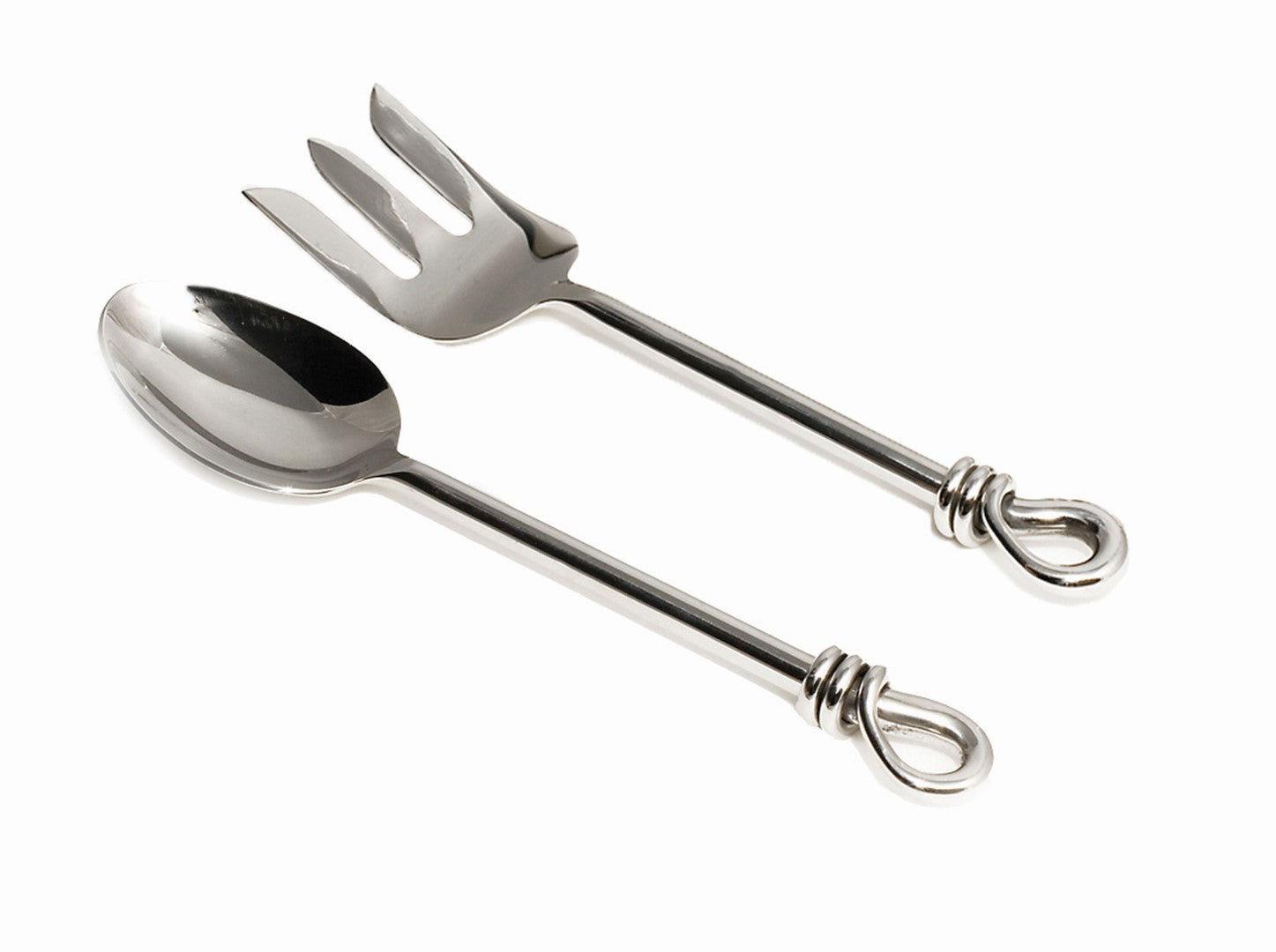 Polished Knot Salad Servers - annabeljames