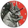 Red Squirrel Clock - annabeljames
