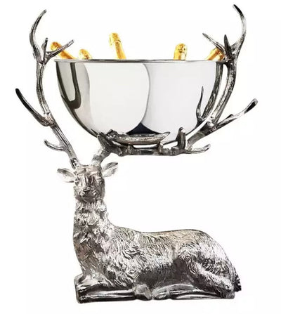 Resting Stag Punch Bowl / Wine Cooler