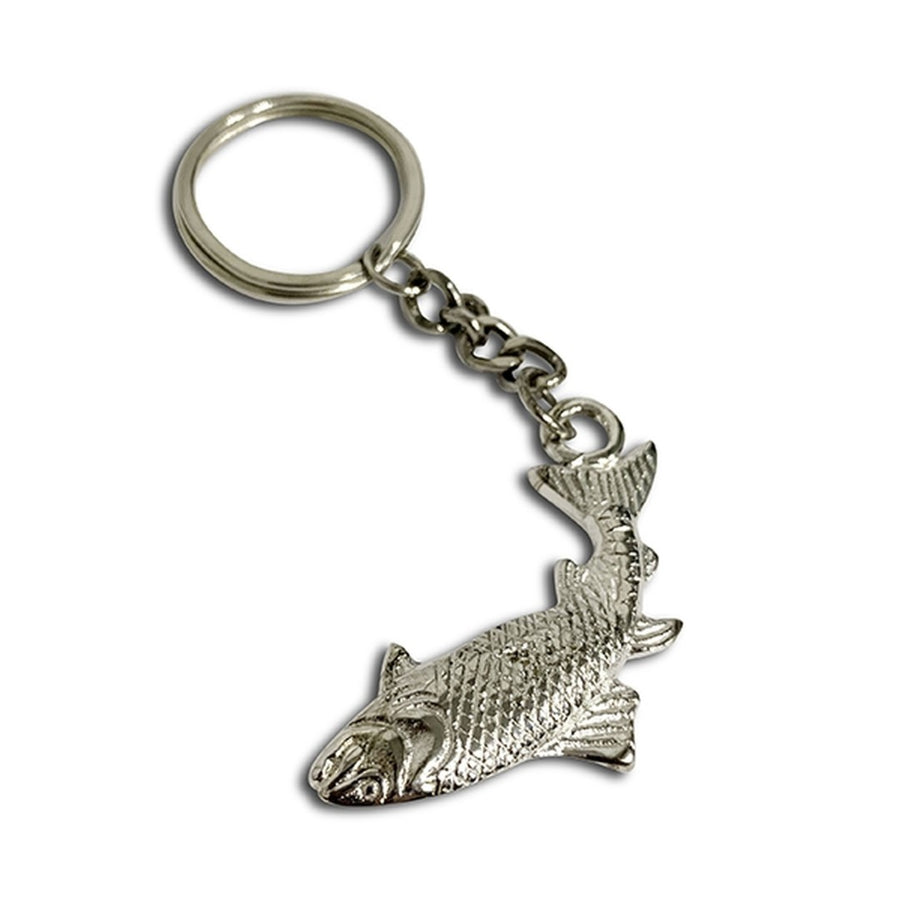 A Silver Plated Fish Key Ring