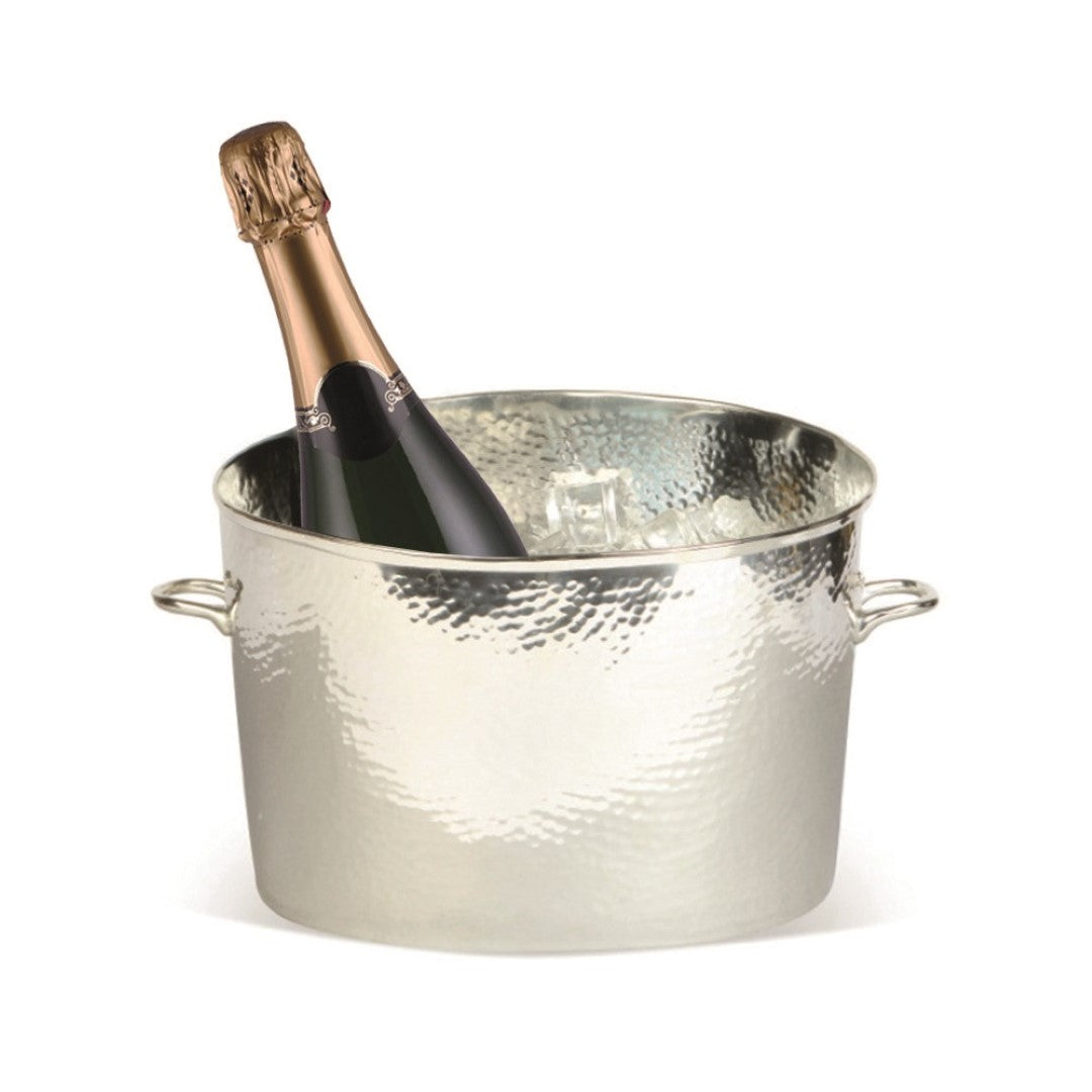 A Silver Plated Champagne Bath