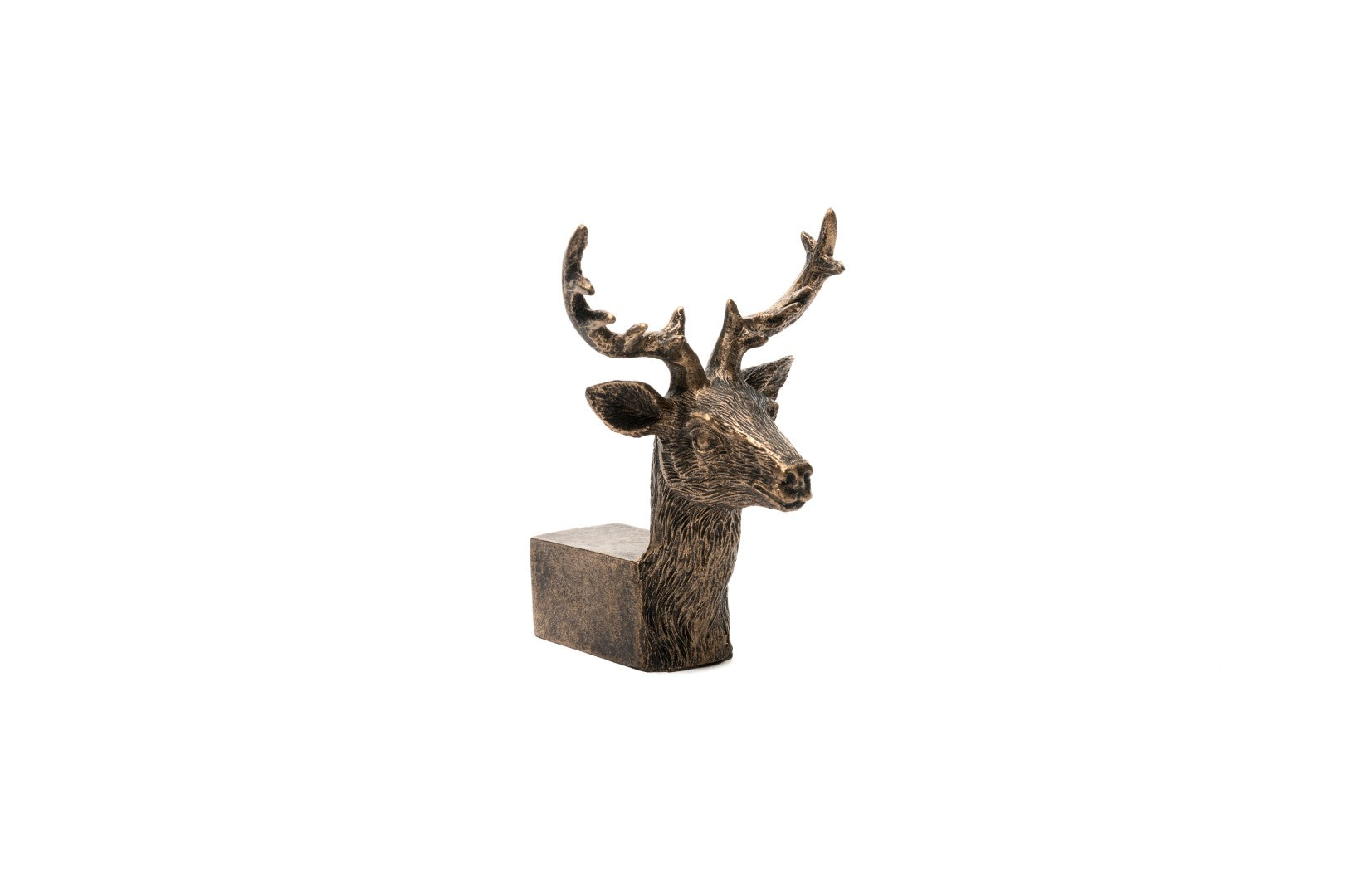 Bronze Stag Head Plant Pot Feet - Set of Three