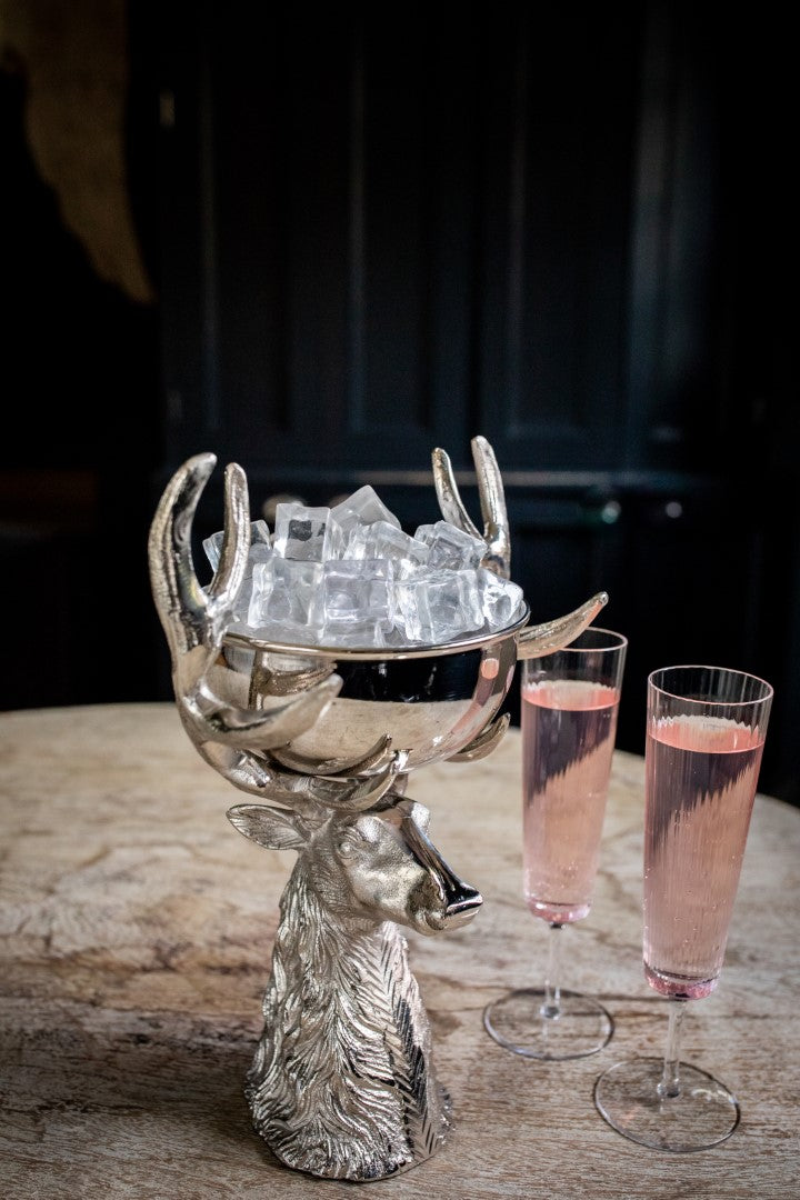Stag Head Ice Bucket / Nibbles Bowl