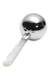 A Silver and Mother of Pearl Rattle - annabeljames