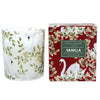 Swan and Golden Leaves Vanilla Scented Candle