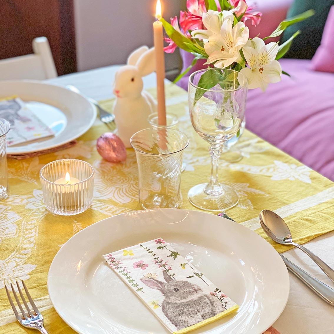 Easter Bunny Paper Napkins