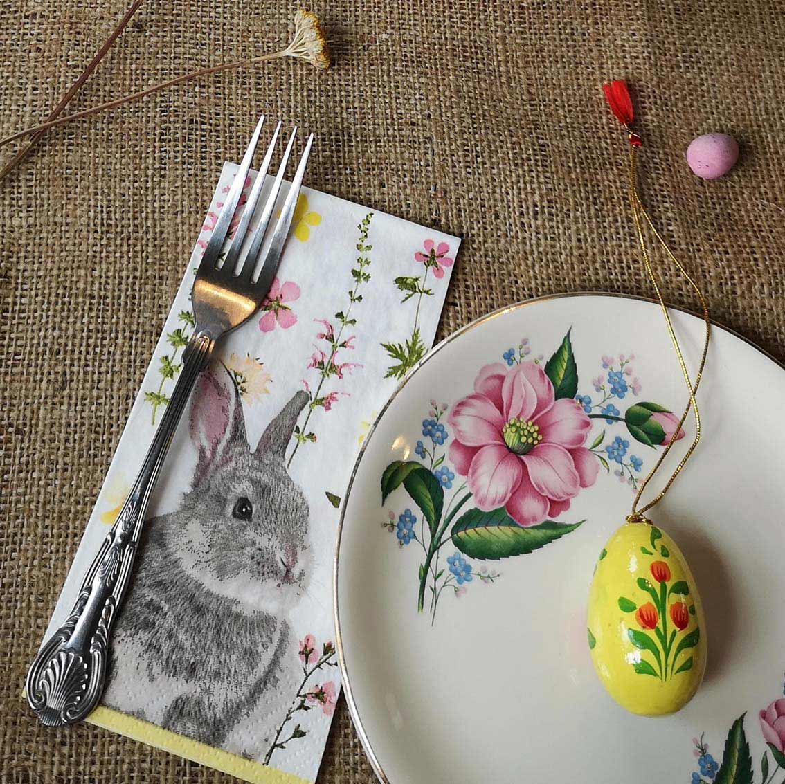Easter Bunny Paper Napkins