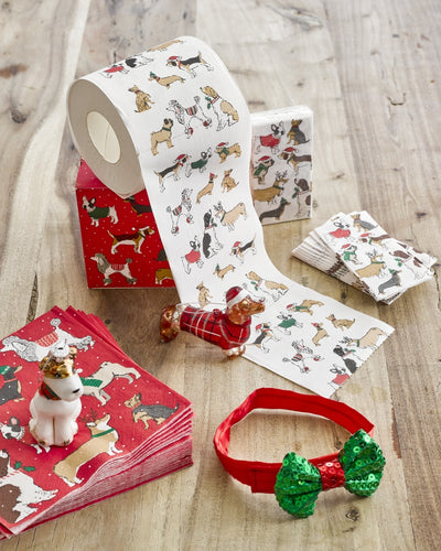 Christmas Hound Toilet Roll
