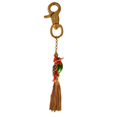 A Butler & Wilson Exotic Bird Keyring / Handbag Charm