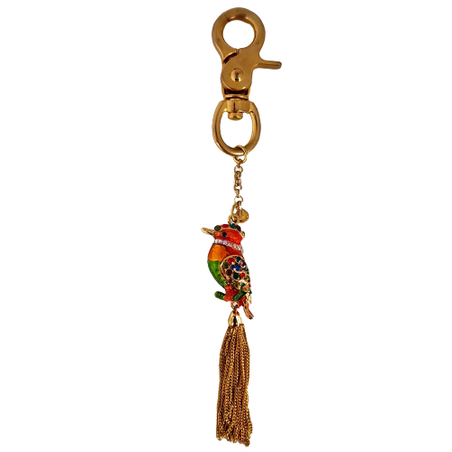 A Butler & Wilson Exotic Bird Keyring / Handbag Charm