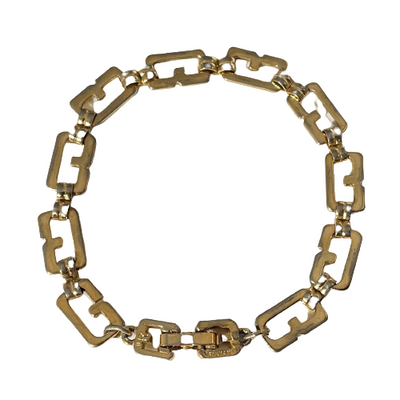 A Vintage Givenchy G-Link Chain Bracelet, 1980s