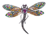 A Vintage Art Nouveau Style Dragonfly Brooch