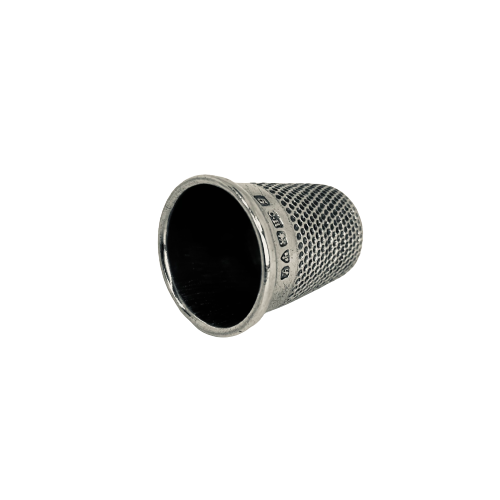 A Fine Charles Horner Antique Silver Thimble, 1911