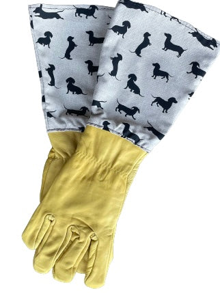 Gardener's Gauntlets - Dachshund, size 10