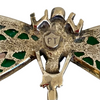 A Vintage Art Nouveau Style Silver Dragonfly Brooch
