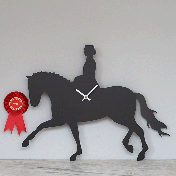 Dressage Horse Clock