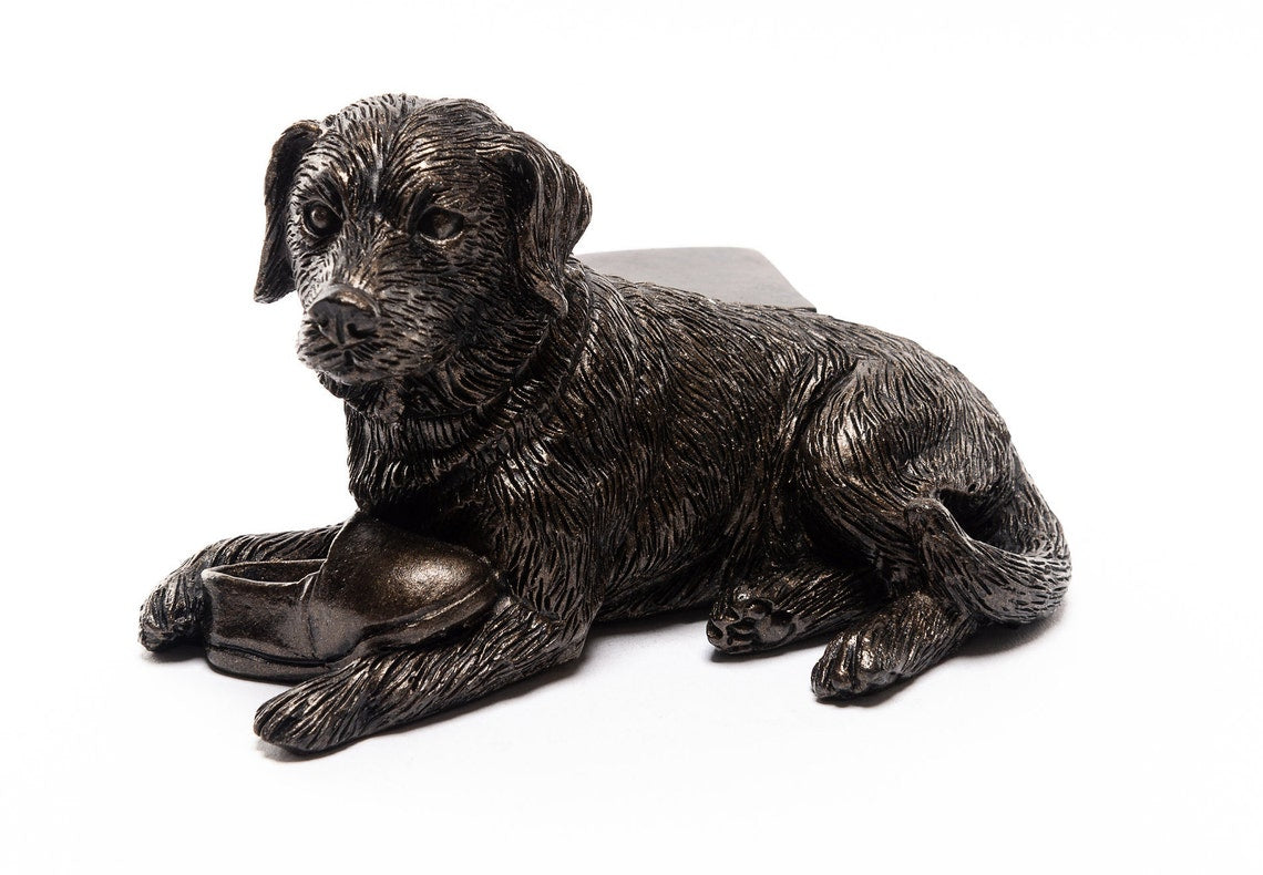 Resting Labrador Plant Pot Feet - Set of Three