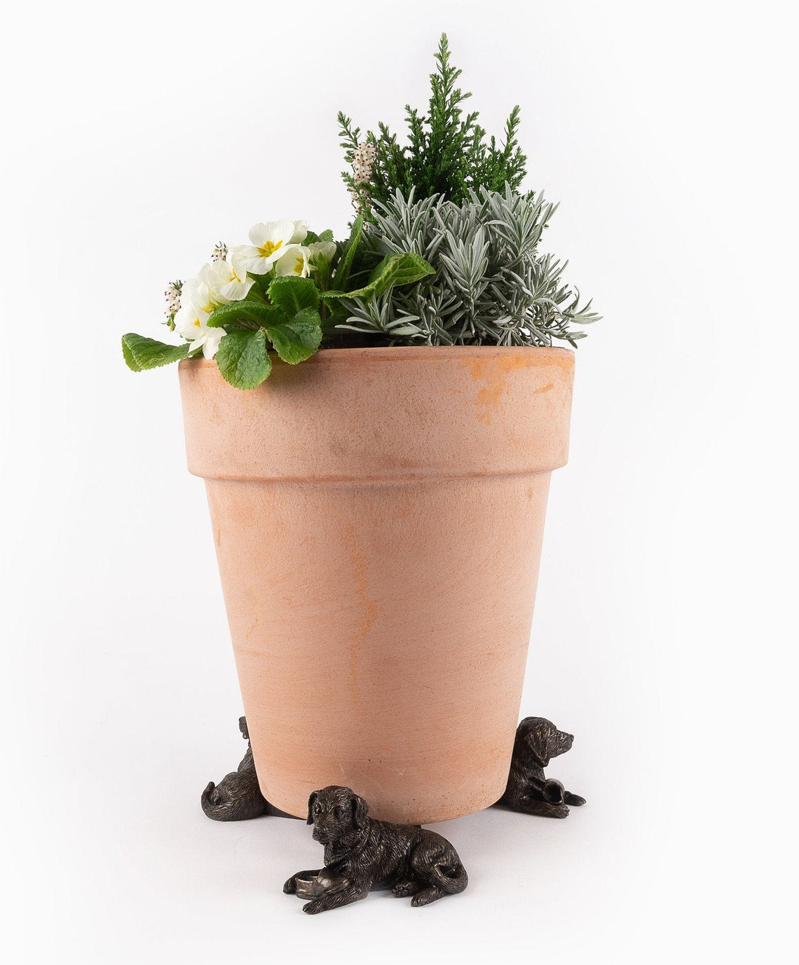 Resting Labrador Plant Pot Feet - Set of Three