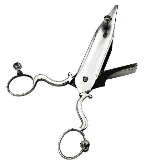 A pair of Regency Silver Plated Candle Snuffers