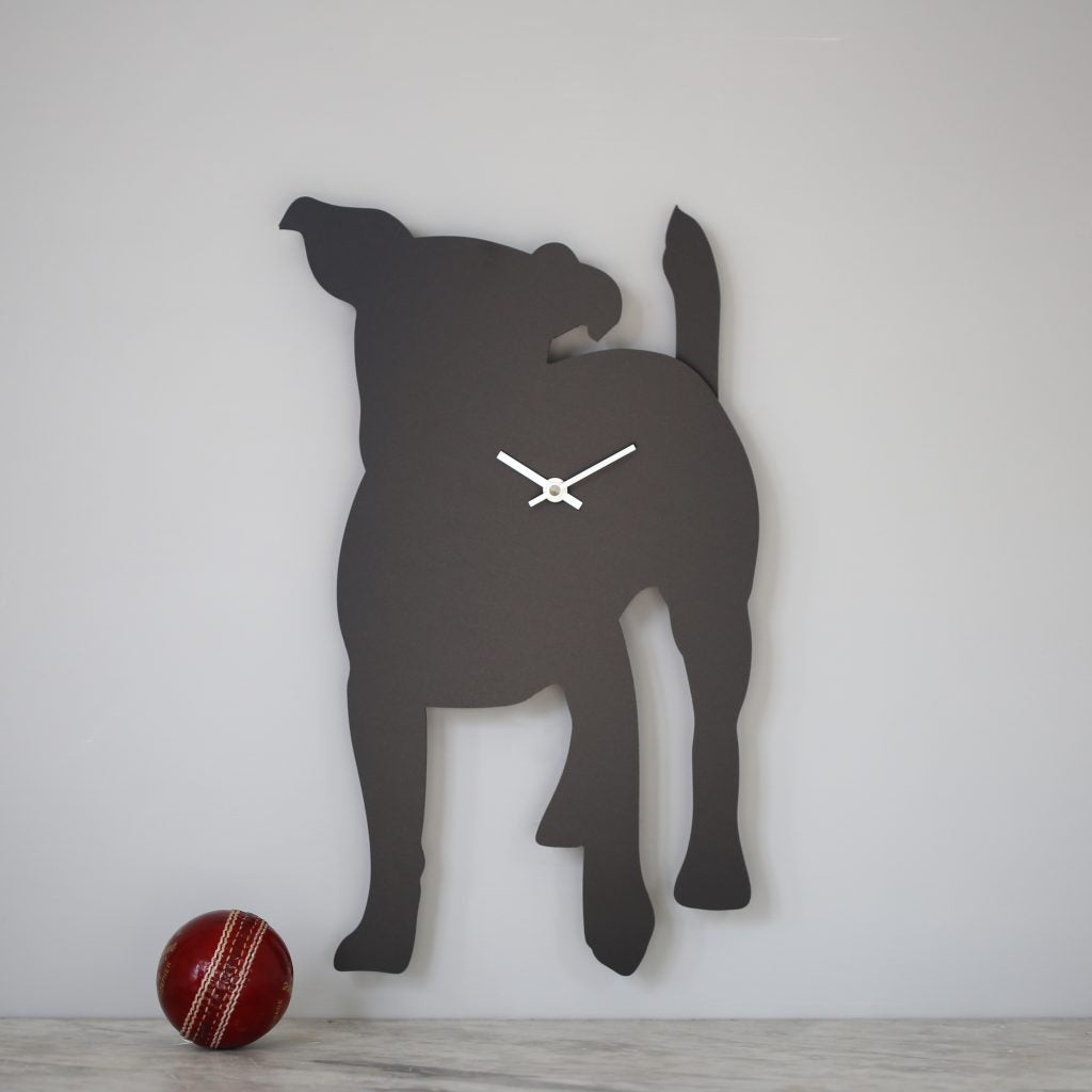 Dog Clocks with Wagging Tail