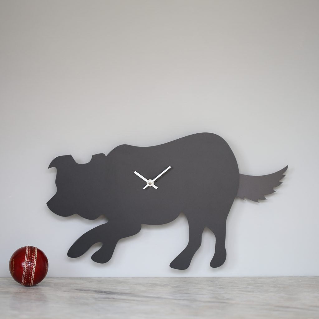 Dog Clocks with Wagging Tail