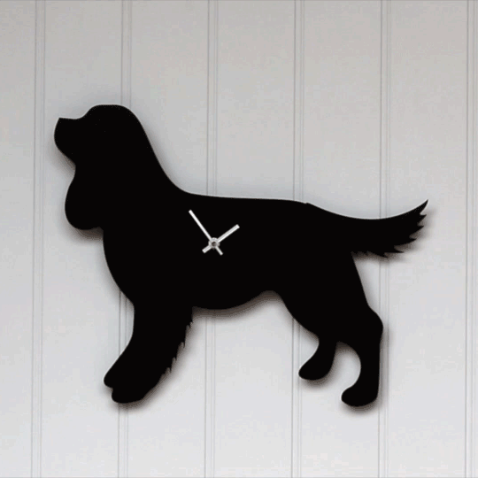 King Charles Spaniel Clock - annabeljames