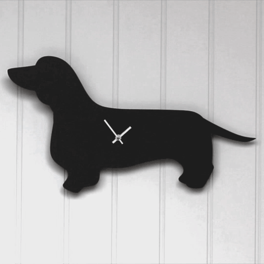 Dachshund Clock - annabeljames