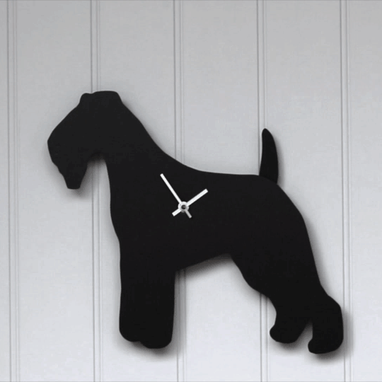 Fox Terrier Clock