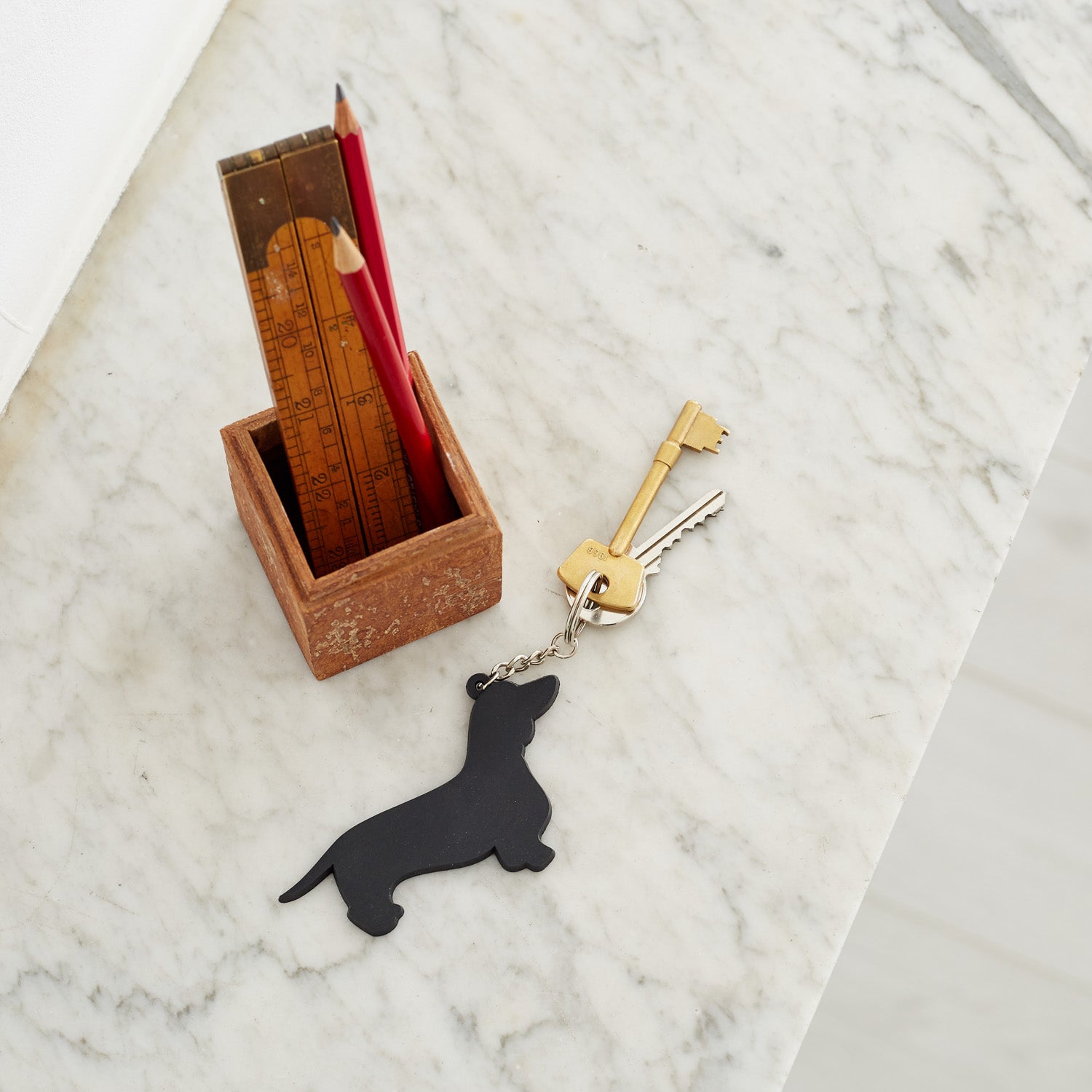 Dachshund Key Ring - annabeljames