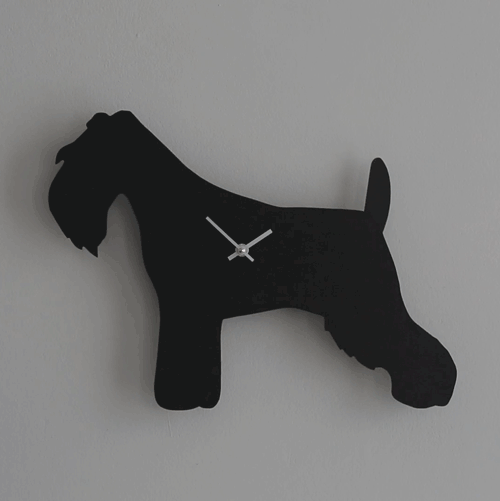 Schnauzer Clock - annabeljames
