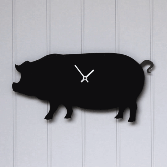 Pig Clock - annabeljames