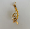 A Vintage Trifari Style Gold Plated Pearl Brooch
