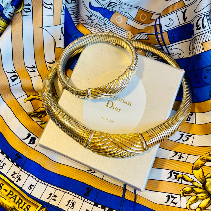 A Christian Dior Vintage Omega Necklace Annabel James